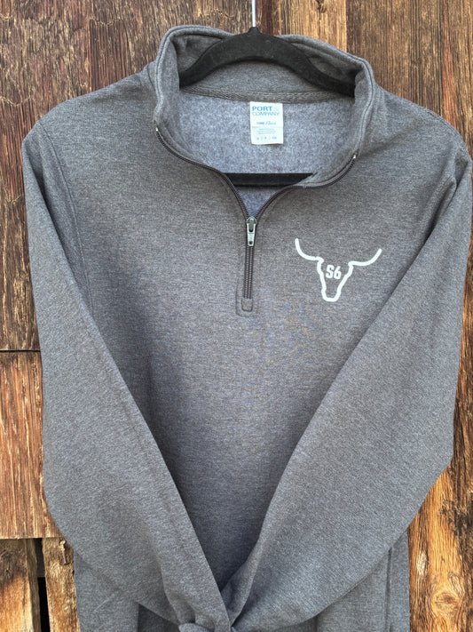 1/4 Zip Sweatshirt Snappy6 Graphite Sweatshirt