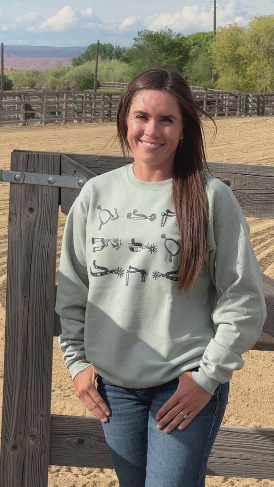 Spurs Graphic Crew Sweatshirt